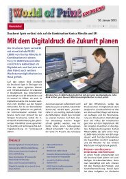 Mit dem Digitaldruck die Zukunft planen - CAT-Verlag Blömer GmbH