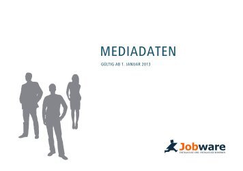 Jobware | Mediadaten 2013