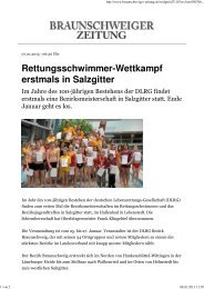 BZ_07.01.2013_Rettungsschwimmer-Wettkampf erstmals in ... - DLRG
