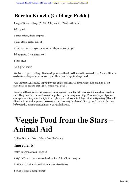 Vegan Recipe Collection Over 800 Vegan Recipes