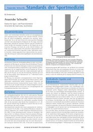Anaerobe Schwelle - Deutsche Zeitschrift für Sportmedizin