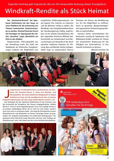 DA MAGAZIN - Sparkasse Rothenburg