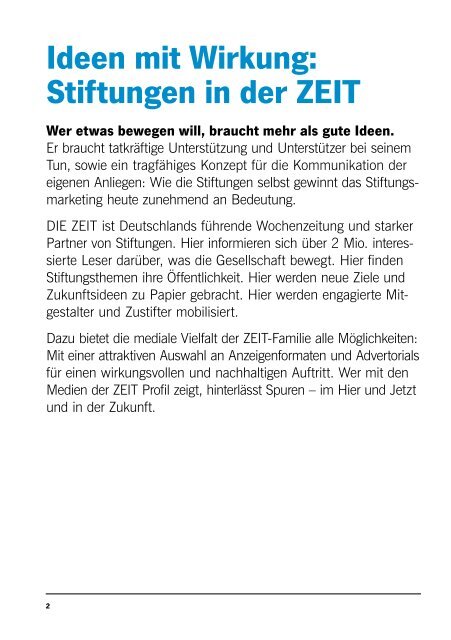 Folder 2013 - ZEIT Studienführer