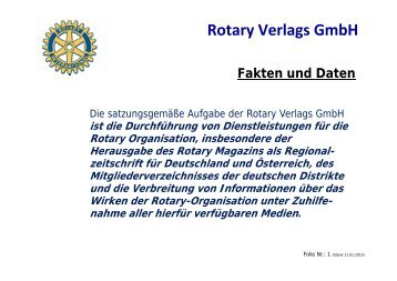 Rotary Verlags GmbH - Rotary Deutschland