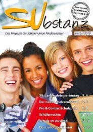 SUbstanz Ausgabe Herbst 2010 herunterladen - Schüler Union ...