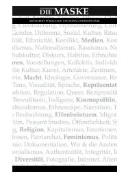 ZEITSCHRIFT FÜR KULTUR- UND SOZIALANTHROPOLOGIE