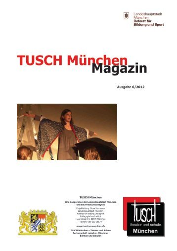 Das sechste TUSCH München Magazin - Tusch-muenchen.de