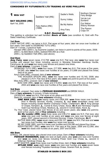 Download PDF - Doncaster Bloodstock Sales