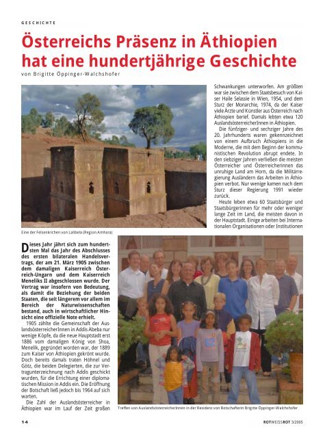 III/ 2005 Das Magazin für Auslandsösterreicher