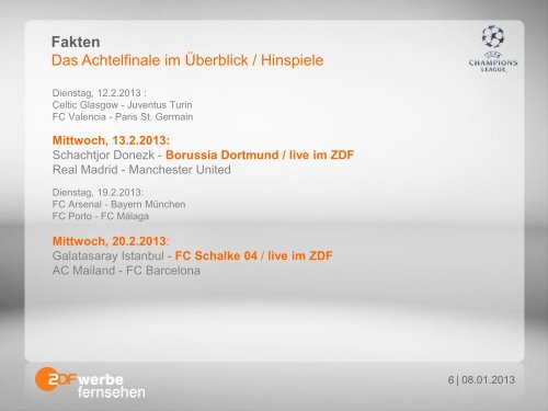 Live im ZDF - ZDF Werbefernsehen