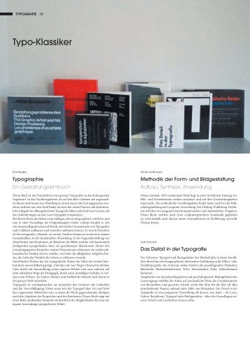 Typo-Klassiker - Niggli Verlag