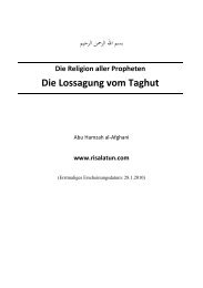 Die Lossagung vom Taghut