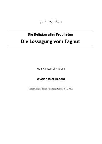 Die Lossagung vom Taghut