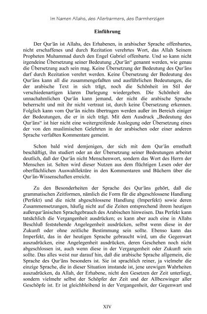 Im Namen Allahs Des Allerbarmers Des Barmherzigen Im Namen Allahs, des Allerbarmers, des Barmherzigen - Islam.de