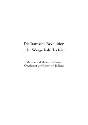 Die Iranische Revolution in der Waagschale des Islam - Salaf.de