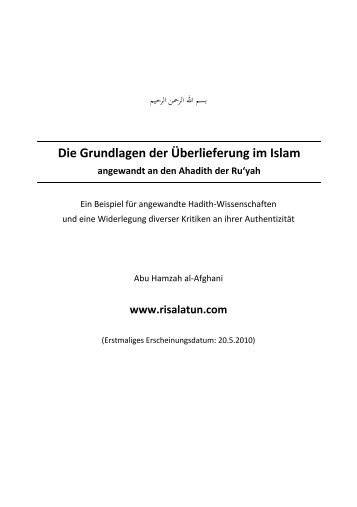 Buch zum downloaden - risalatun.com