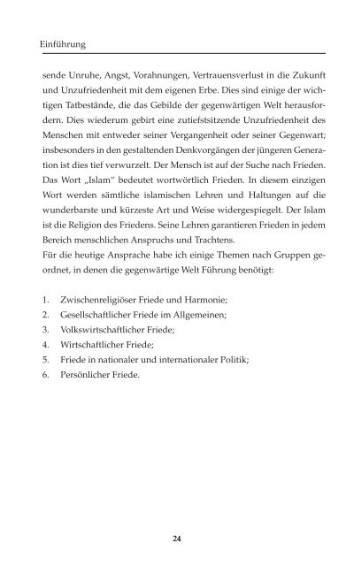 Islam - Antworten auf die Fragen unserer Zeit Hadhrat - Ahmadiyya ...