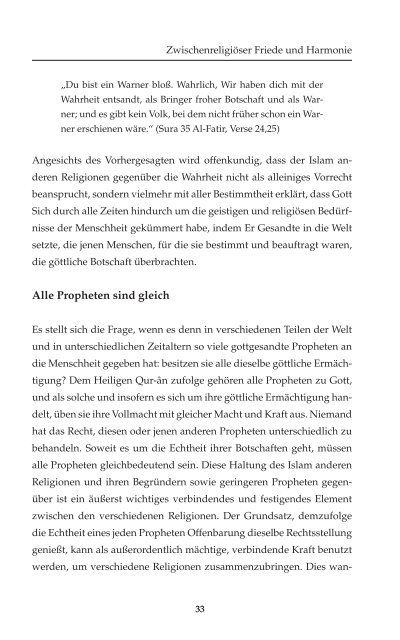 Islam - Antworten auf die Fragen unserer Zeit Hadhrat - Ahmadiyya ...