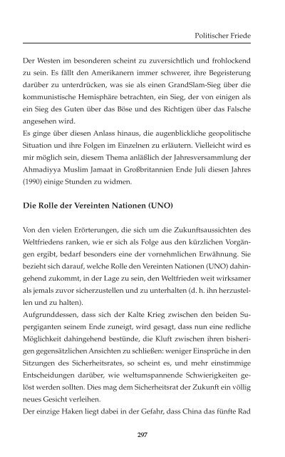 Islam - Antworten auf die Fragen unserer Zeit Hadhrat - Ahmadiyya ...