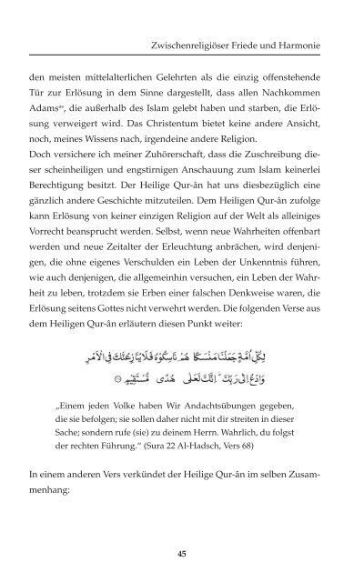 Islam - Antworten auf die Fragen unserer Zeit Hadhrat - Ahmadiyya ...