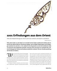 1001 Erfindungen aus dem Orient - Zeitpunkt.ch