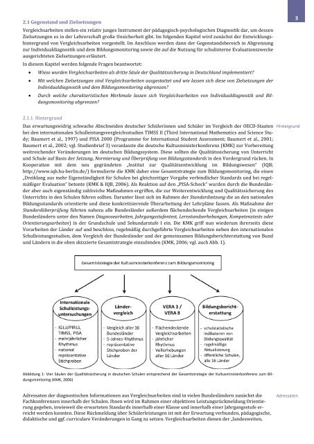 Vergleichsarbeiten UDiKom Aus- und Fortbildung der Lehrkräfte in