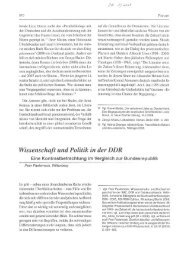 Wissenschaft und Politik in der DDR - Peer Pasternack
