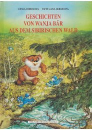 Geschichten von Wanja Bär aus dem Sibirischen Wald - BUCH-LISTE