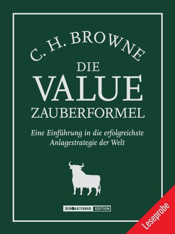 Die Value-Zauberformel - Financebooks.de
