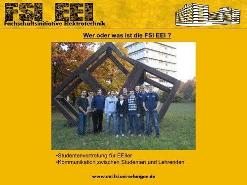 2. Fachschaftsinitiative Elektrotechnik - FSI EEI
