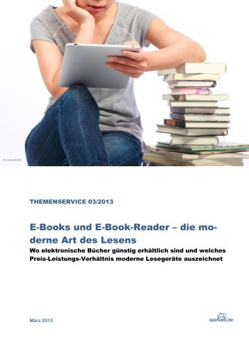 E-Books und E-Book-Reader – die moderne Art des Lesens - Sparwelt