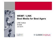 WEMF / LINK Best Media for Best Agers