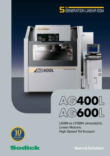 AG400L AG600L - Sodick Europe Ltd.