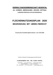 000 Begründung FNP Hexental ... - Merzhausen