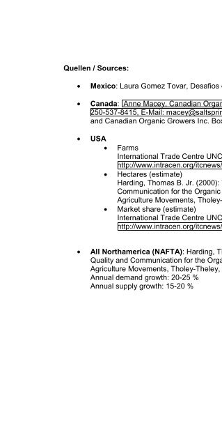 Organic Agriculture Worldwide 2000 II - Stiftung Ökologie & Landbau