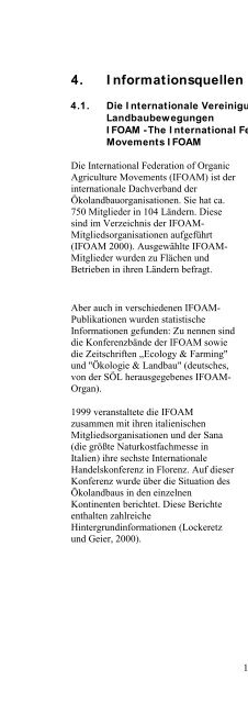 Organic Agriculture Worldwide 2000 II - Stiftung Ökologie & Landbau