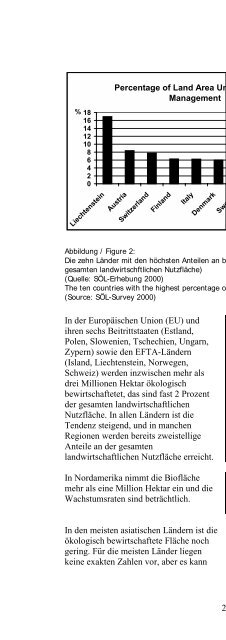 Organic Agriculture Worldwide 2000 II - Stiftung Ökologie & Landbau