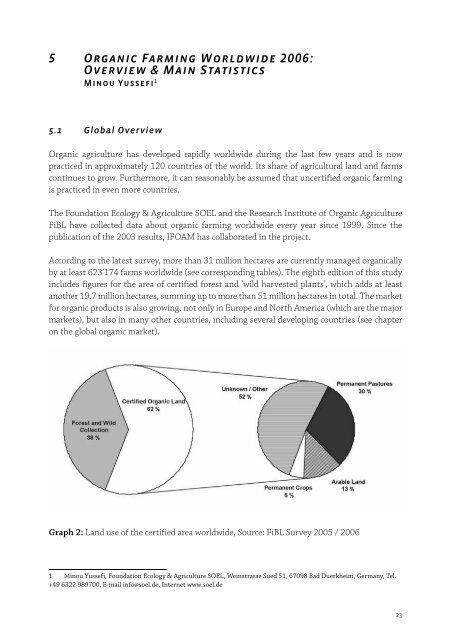 the world of organic agriculture - Organic Eprints