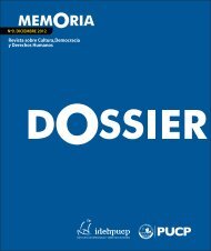 Dossier Revista Memoria N° 09