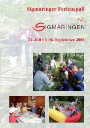 Sigmaringer Ferienspaß - Sigmaringen