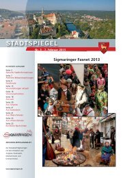 STADTSPIEGEL - Sigmaringen