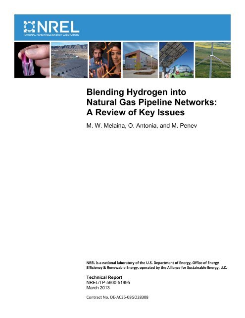 Blending Hydrogen into Natural Gas Pipeline Networks: A Review of Key ...