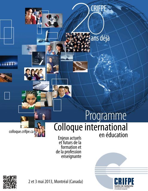 ColloqueCRIFPE-Programme
