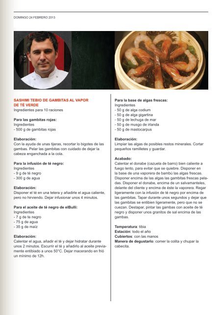 DOSSIER DE RECETAS