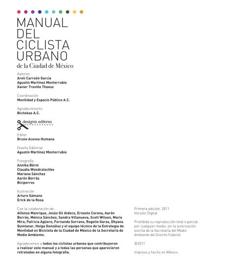 MANUAL DEL CICLISTA URBANO