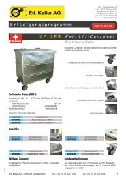 Spezial-Container - Ed. Keller AG, Kirchberg