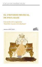 EL UNIVERSO MUSICAL DE PAUL KLEE