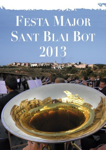 Festa­Major sant Blai Bot 2013