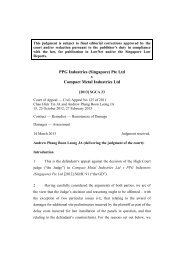 PPG Industries (Singapore) Pte Ltd v Compact Metal Industries Ltd