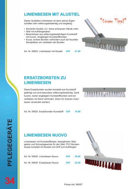 KATALOG 2012.indd - Joseph Tennisplatzbau AG